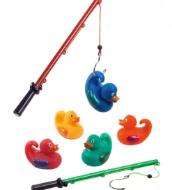 Djeco Spil|Vandleg>Fiskespil - Regnbuefarvet Badeænder