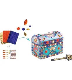 Djeco Kreasæt>Kiste DIY - Do It Yourself - Super Treasure