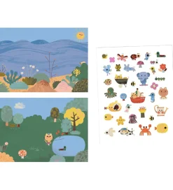 Djeco Kreativ Leg>Klistermærker - Aftagelige - Summertime