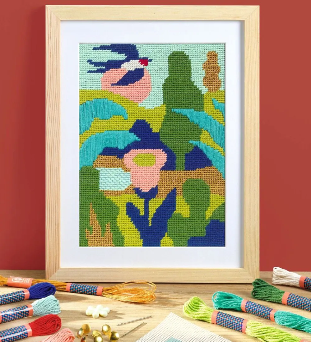 Djeco Kreativ Leg|Kreasæt>Kreasæt - Atelier 65 - Korssting