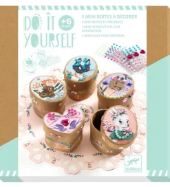Djeco Kreasæt>Kreasæt - DIY - 5 Mini Æsker