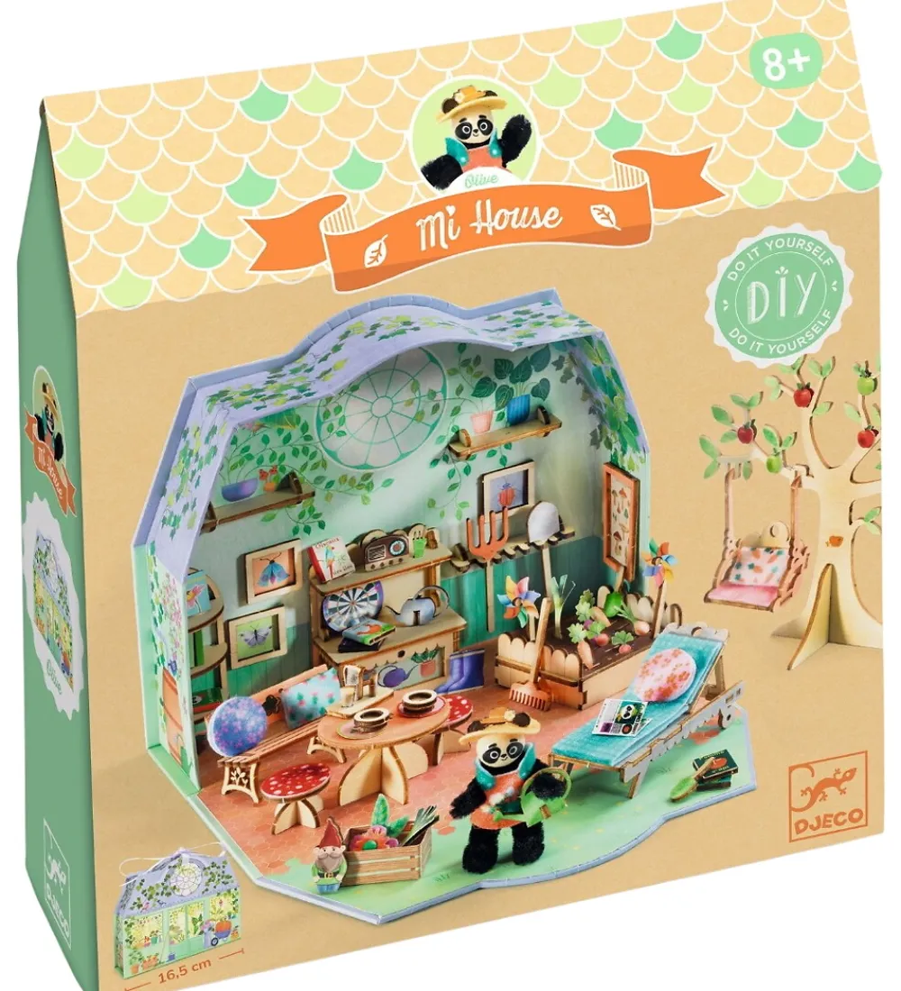 Djeco Kreativ Leg|Kreasæt>Kreasæt - DIY - Mi House - Olive