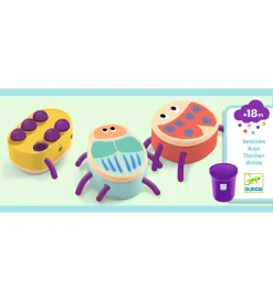 Djeco Modellervoks>Kreasæt - Modellervoks Med Form - Insekter