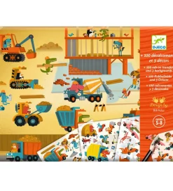 Djeco Kreasæt>Kreasæt - Overføringsbilleder - Asphalt