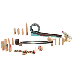 Djeco Kuglebaner>Kuglebane - 28 dele - Zig & Go - Træ