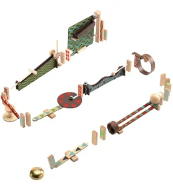 Djeco Kuglebaner>Kuglebane - 48 dele - Zig & Go - Træ