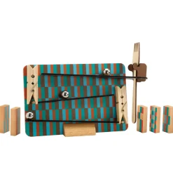 Djeco Kuglebaner>Kuglebane - Træ - Zig & Go - 14 dele - Fork