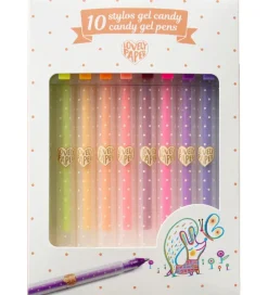 Djeco Tuscher Og Farver>Kuglepenne - 10 stk. - Candy Gel