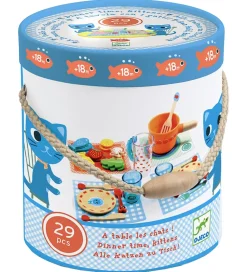 Djeco Legemad|Legekøkken Og Legemøbel>Legemad - 29 Dele - Spisetid, Katte!