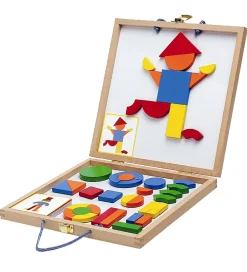 Djeco Magnetlegetøj>Magneter m. Kuffert - 42 stk. - Geoform