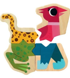 Djeco Spil>Magnetpuslespil - 6 stk./24 Brikker - Mixanimo