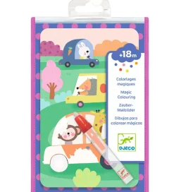Djeco Malebog>Malebog - Magic Colouring - On the Road