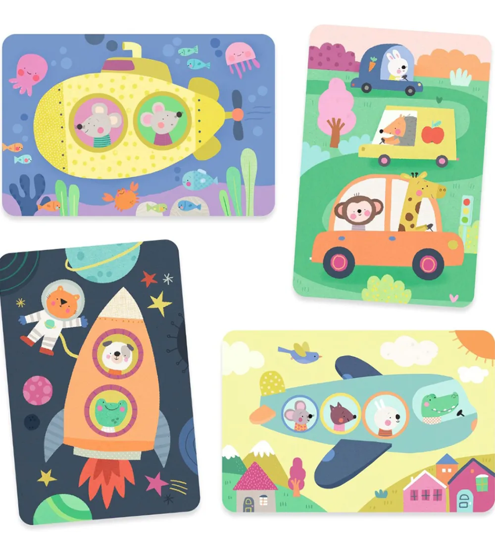 Djeco Malebog>Malebog - Magic Colouring - On the Road