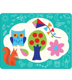 Djeco Malebog>Malebog - Magic Coloring - Blå