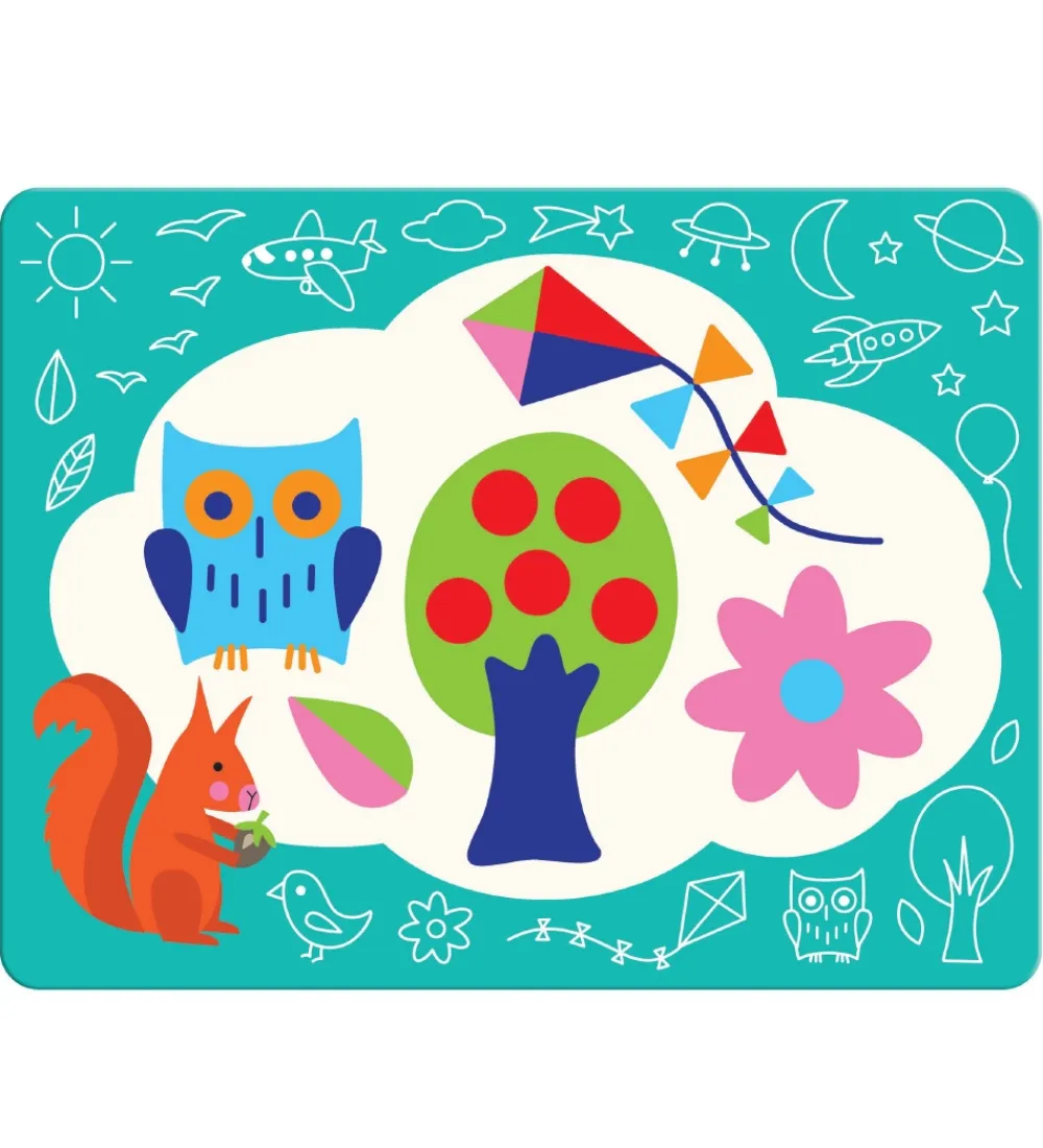 Djeco Malebog>Malebog - Magic Coloring - Blå