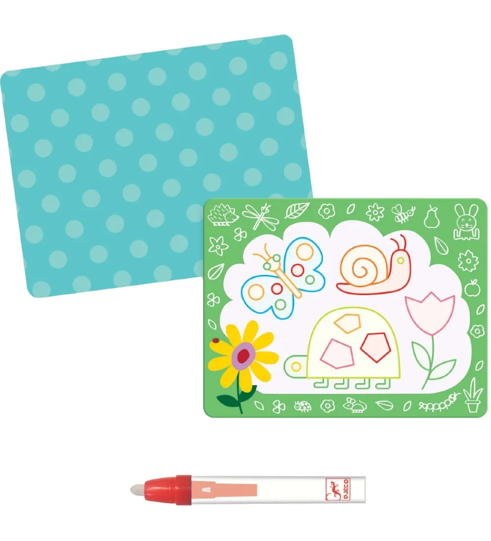 Djeco Malebog>Malebog - Magic Coloring - Blå