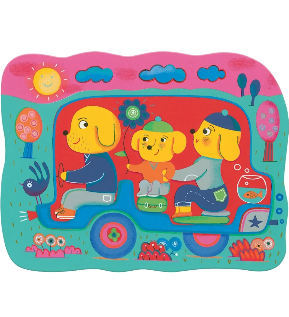 Djeco Malebog>Malebog - Magic Coloring - Gul