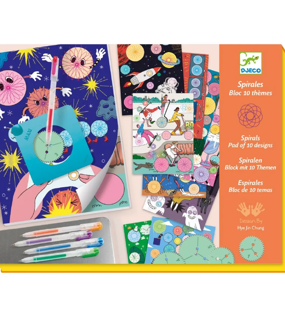 Djeco Malebog>Malebog m. Spiraler - 10 Temaer