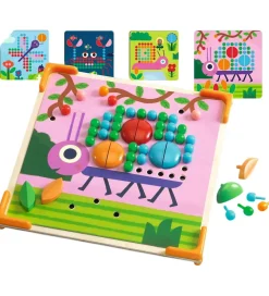 Djeco Kreativ Leg|Spil>Mosaikspil - Små Dyr