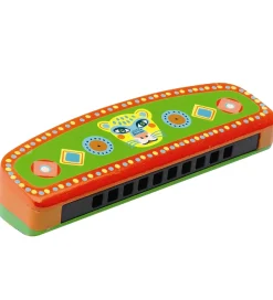 Djeco Musikinstrumenter>Mundharmonika - Træ - Multifarvet