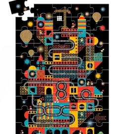 Djeco Puslespil>Puslespil - 100 Brikker - The Lively City