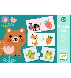 Djeco Puslespil>Puslespil - 24 Brikker - Duo - Colours
