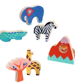 Djeco Puslespil>Puslespil - 7 Brikker - Savanne