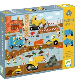 Djeco Puslespil>Puslespil - 17 Brikker - Byggeplads