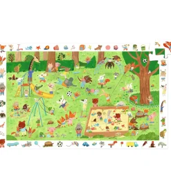 Djeco Puslespil>Puslespil - 35 Brikker - De Små Venners Have