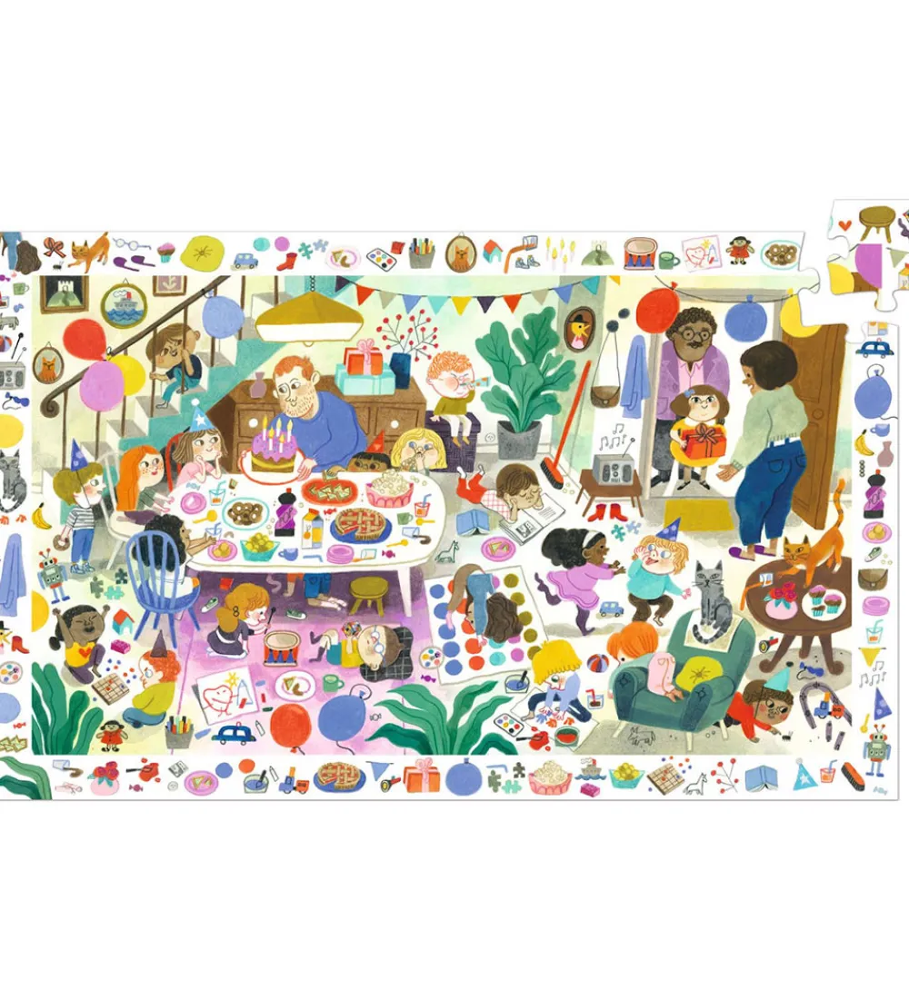 Djeco Puslespil>Puslespil - 54 Brikker - Birthday Party