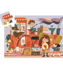 Djeco Puslespil>Puslespil - Mia's Journey - 36 Brikker