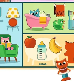 Djeco Puslespil>Puslespil - Puzzlo House - 22 Brikker