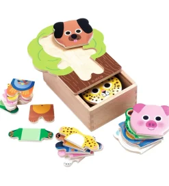 Djeco Puslespil>Puslespil - Træ - 18 Brikker - Abra