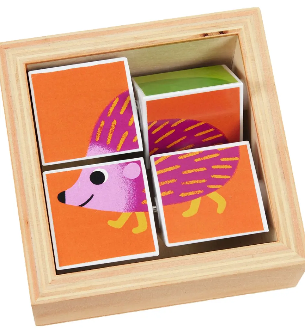 Djeco Puslespil>Puslespil - 3x4 Brikker - Træ - Tournibist