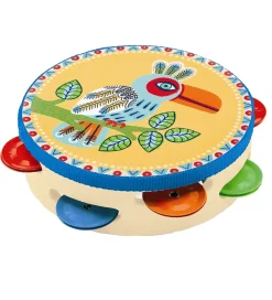 Djeco Musikinstrumenter>Tamburin - Multifarvet