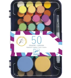 Djeco Tuscher Og Farver|Maling>Vandfarver - Artist´s - 50 stk