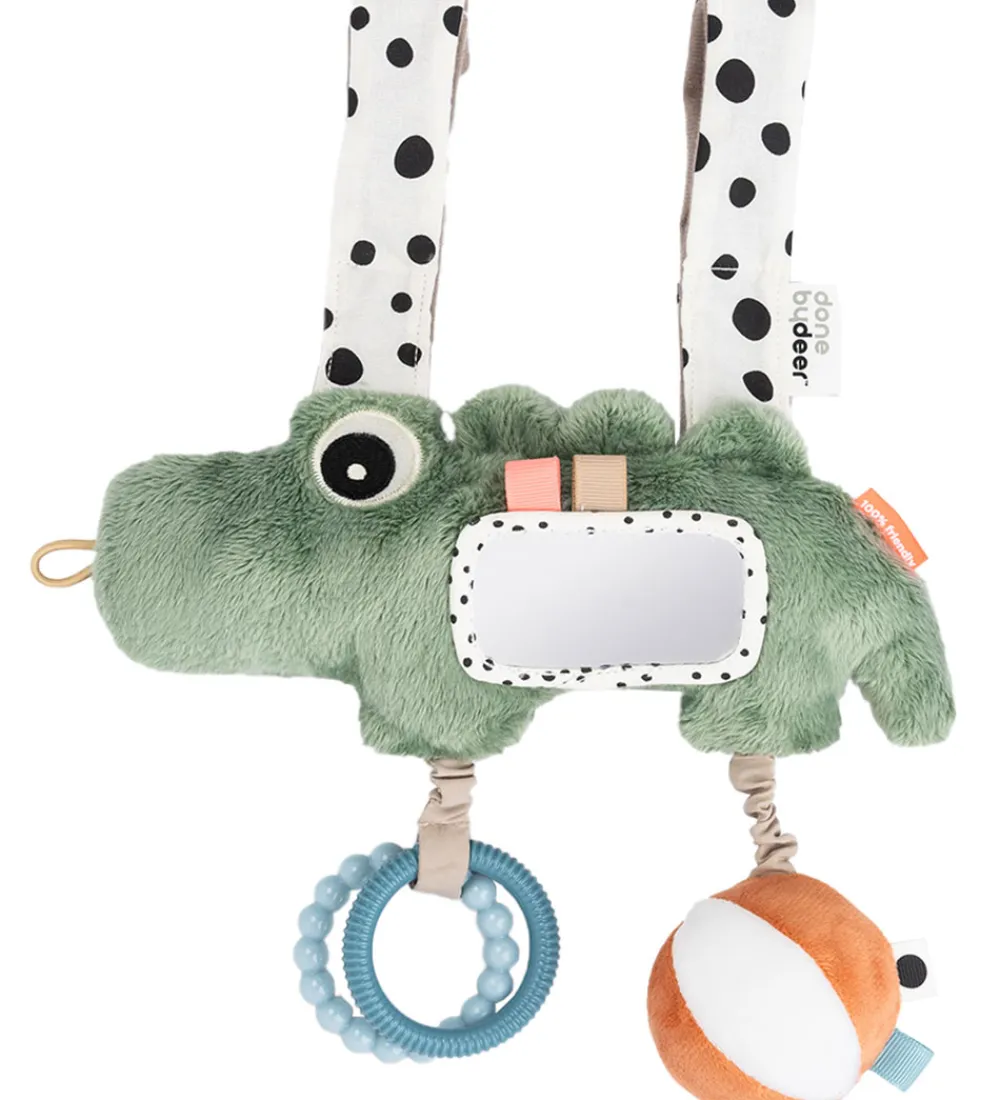 Done by Deer Babylegetøj|Aktivitetslegetøj>Aktivitetslegetøj - Ophæng - Croco - Grøn