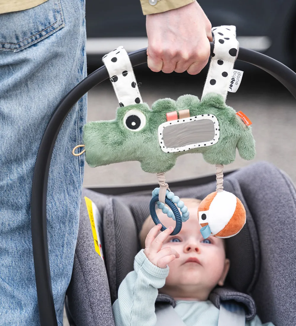 Done by Deer Babylegetøj|Aktivitetslegetøj>Aktivitetslegetøj - Ophæng - Croco - Grøn