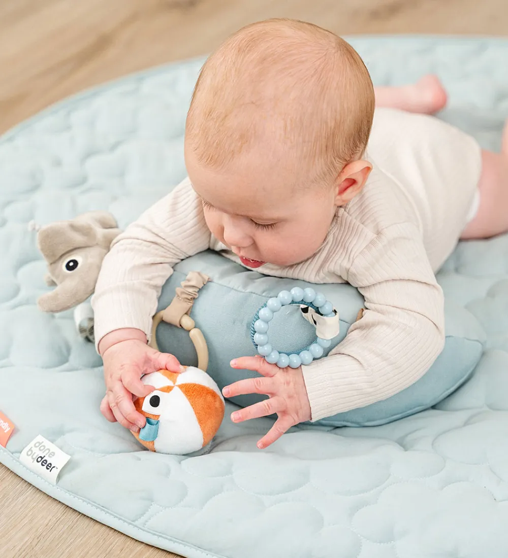 Done by Deer Babylegetøj|Aktivitetsstativer>Aktivitetstæppe - Playground - Blå