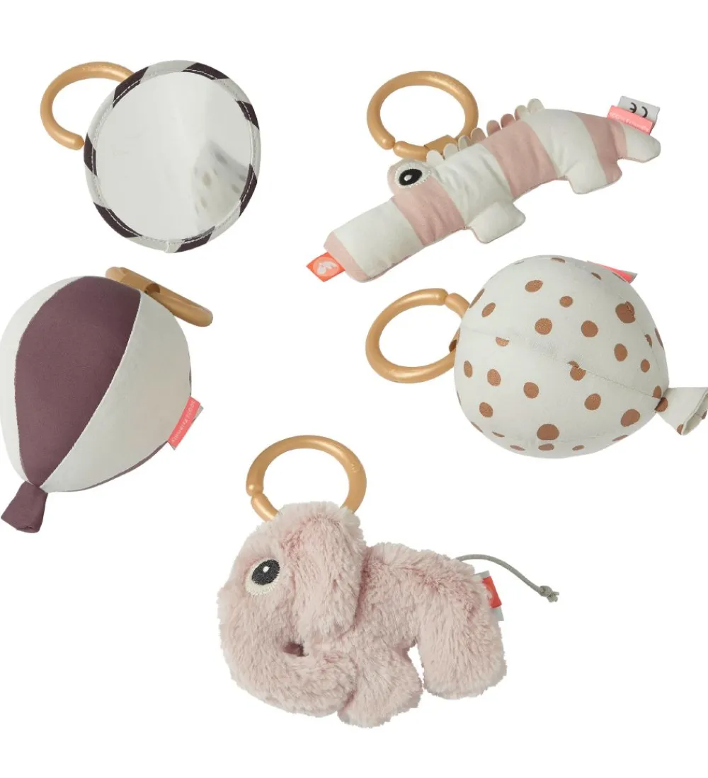 Done by Deer Legetæpper Og Legegulve|Aktivitetsstativer>Aktivitetstæppe - Quiltet - Mørk Rosa