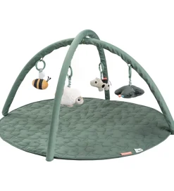 Done by Deer Babylegetøj|Aktivitetsstativer>Aktivitetstæppe - Tiny Farm - Grøn