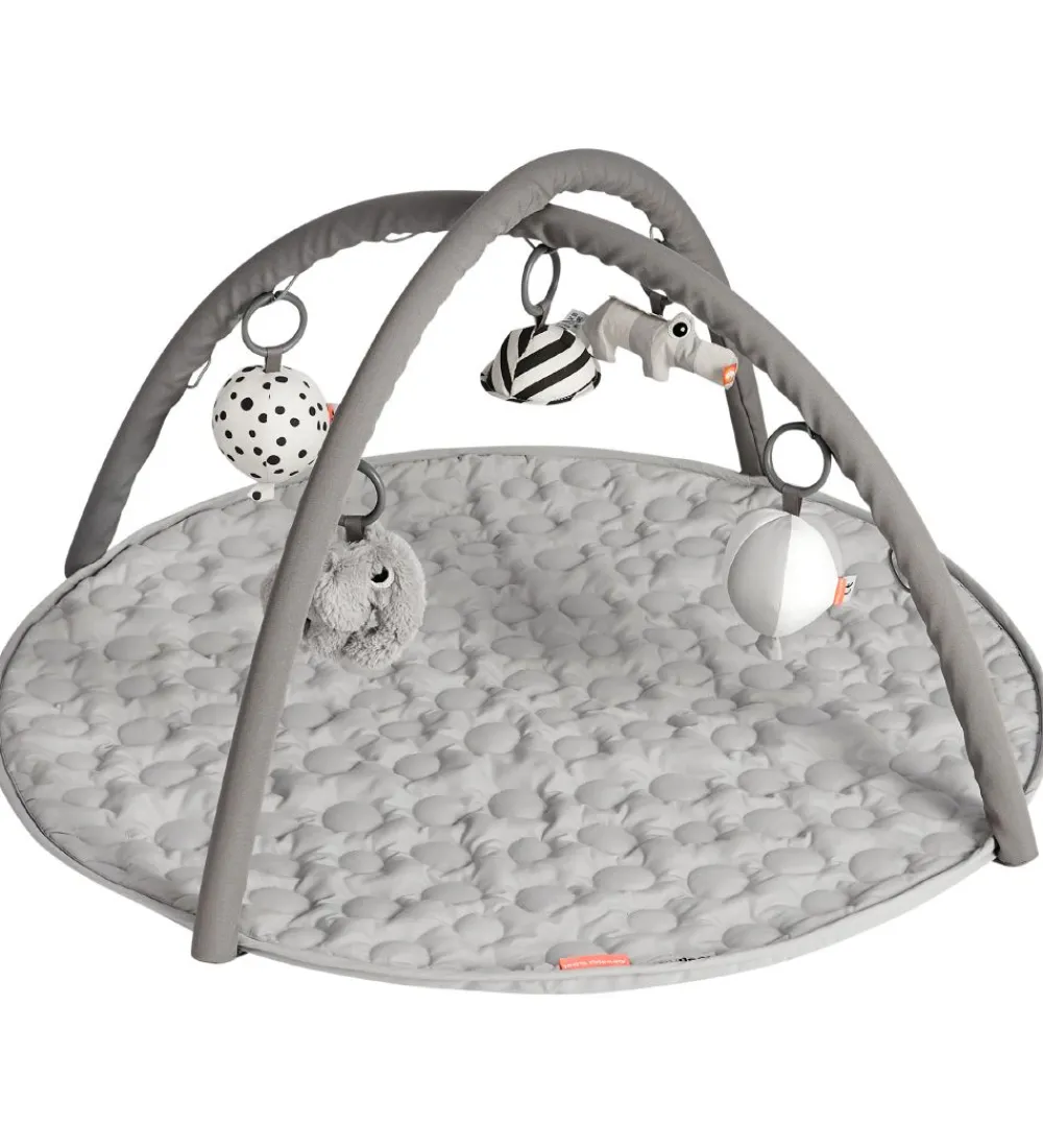 Done by Deer Legetæpper Og Legegulve|Aktivitetsstativer>Aktivitetstæppe - Quiltet - Grå