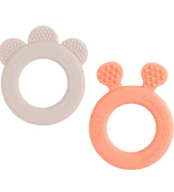 Done by Deer Bideringe>Bidering - 2-pak - Deer Friends - Sand/Coral