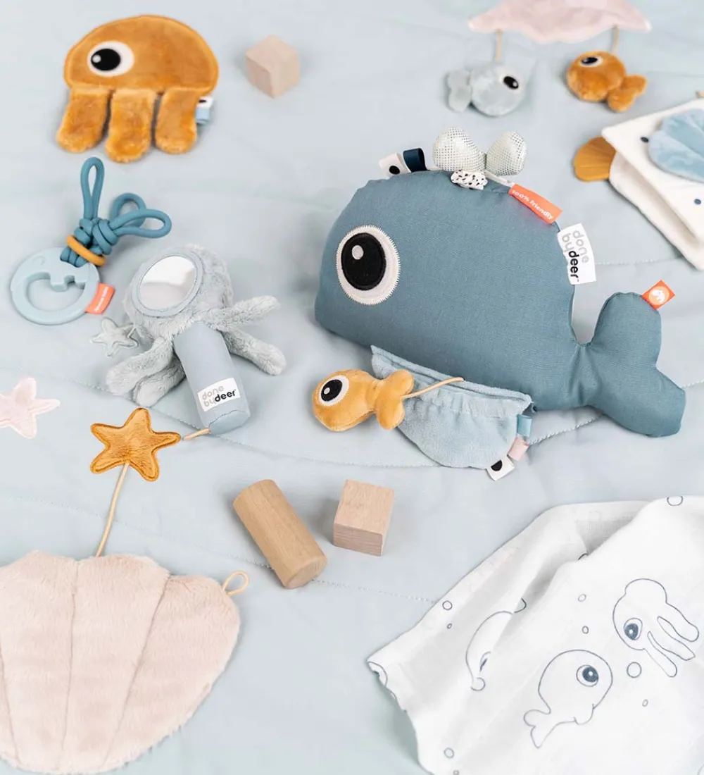 Done by Deer Bideringe>Gaveæske - 3 stk - Deer Friends - Blå