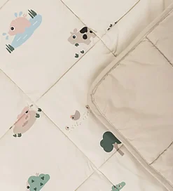 Done by Deer Babylegetøj|Legetæpper Og Legegulve>Legetæppe - Tiny Farm - 80x100 cm - Sand