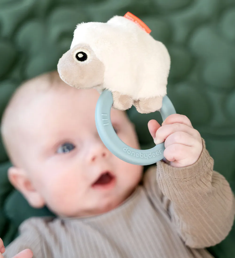 Done by Deer Babylegetøj|Gribelegetøj>Rangle - Sensory - Sheepy - Blå