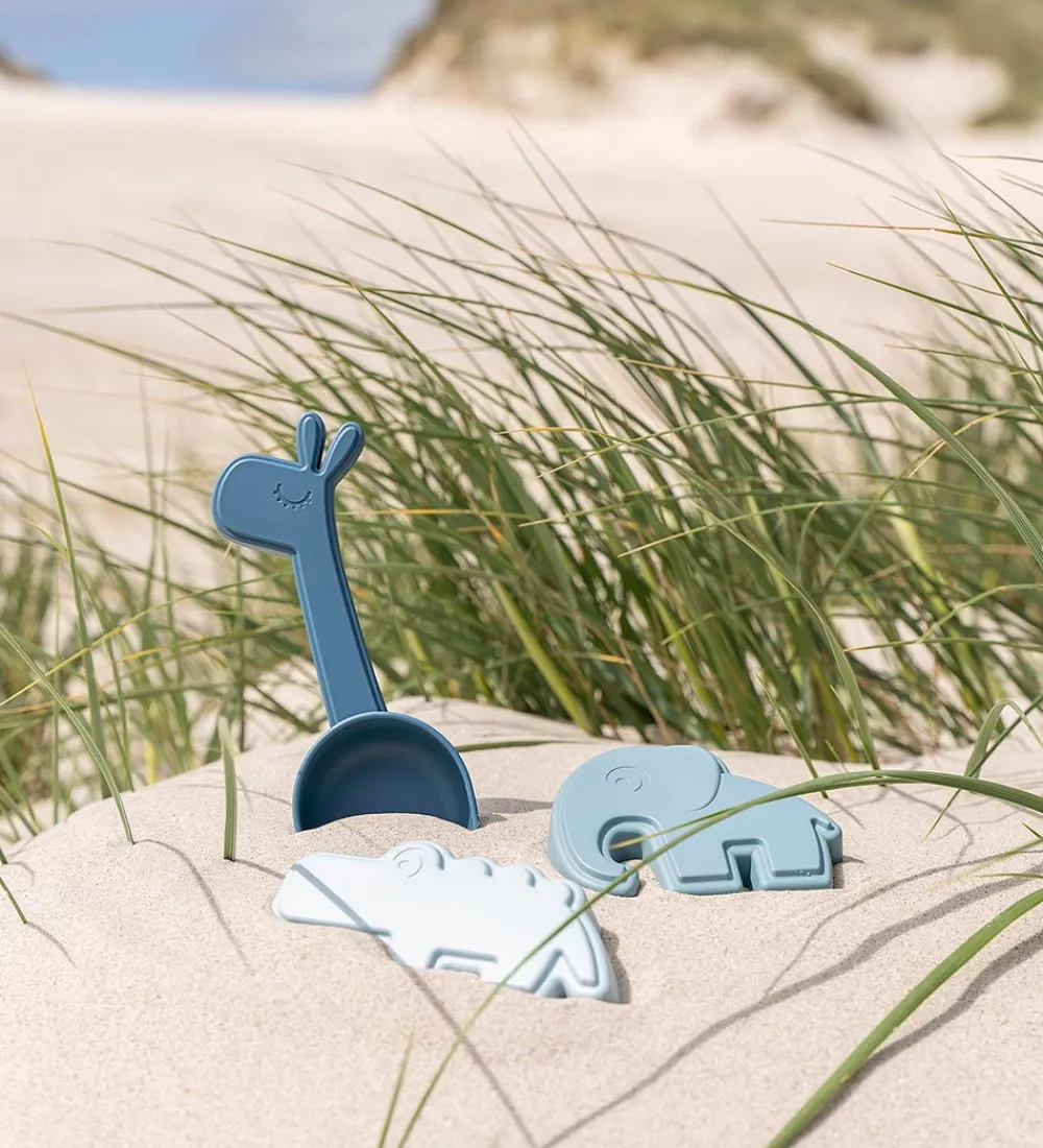 Done by Deer Strandlegetøj>Strandsæt - 3 Dele - Deer Friends Blue