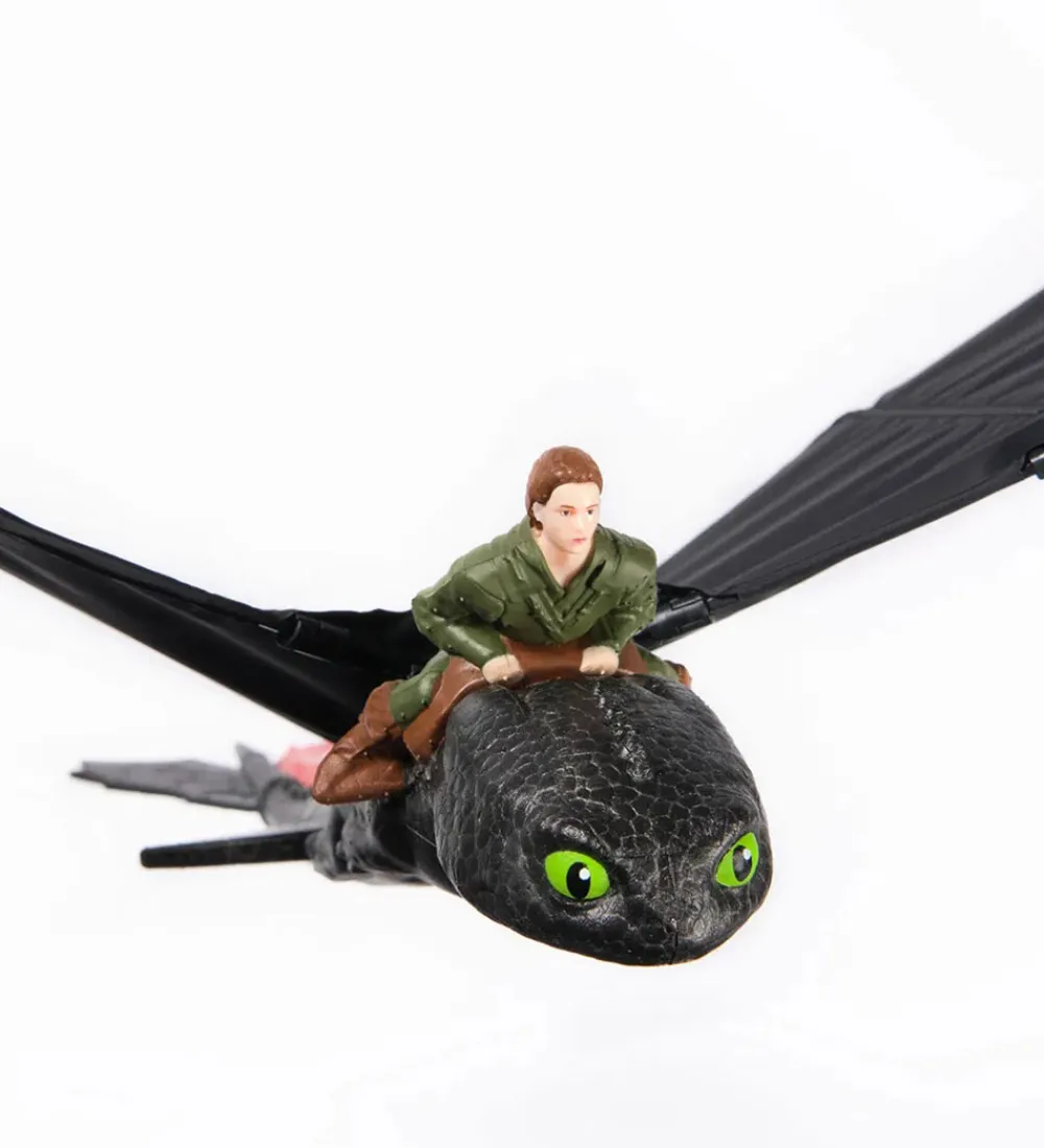 Dragons Figurer|Biler, Tog Og Køretøjer>Movie RC Real Flying Toothless - Fjernstyret Drage