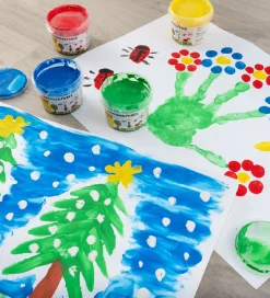 Eberhard Faber Tuscher Og Farver|Maling>Fingermaling - 4 stk. - 100 ml