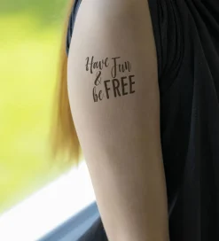 Eberhard Faber Tuscher Og Farver>Tattoo Tusch m. Skabeloner - Skinlettering - 4 St